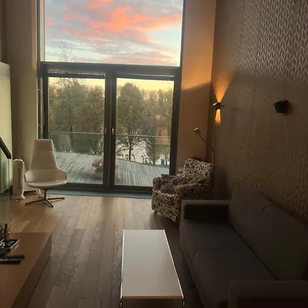 River View Modern Mezzanine Apartment Bratislava